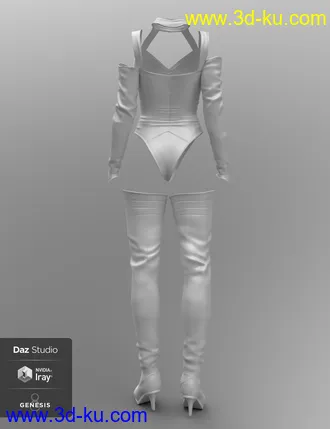 3D打印模型Auryon Outfit for Genesis 8 Female(s)的图片
