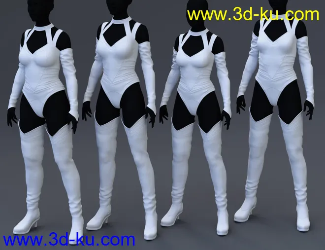 Auryon Outfit for Genesis 8 Female(s)模型的图片6