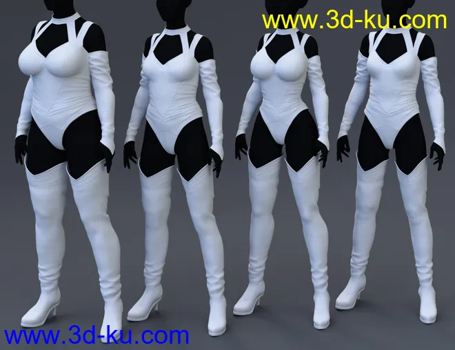 Auryon Outfit for Genesis 8 Female(s)模型的图片8