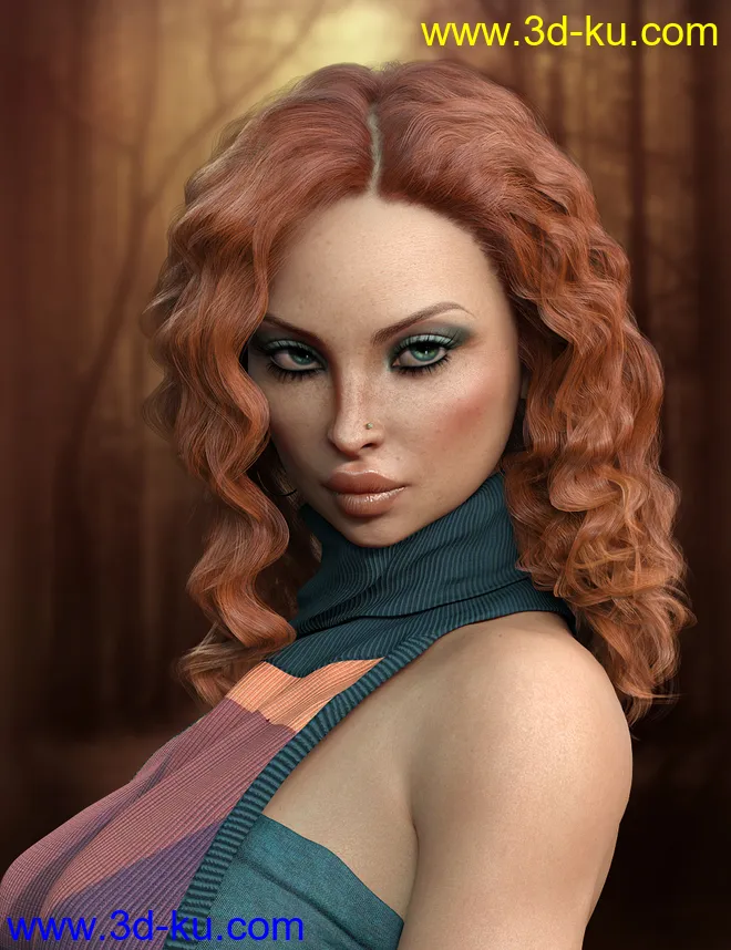Autumn for Genesis 8 Female 1模型的图片1