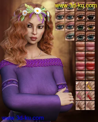3D打印模型Autumn for Genesis 8 Female 1的图片