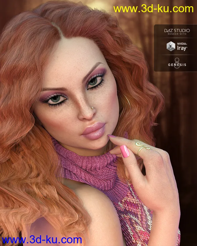 Autumn for Genesis 8 Female 1模型的图片5