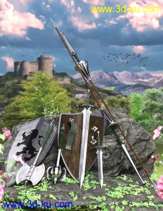 3D打印模型Avalon Weapons Collection的图片