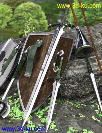 3D打印模型Avalon Weapons Collection的图片