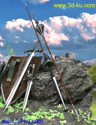 3D打印模型Avalon Weapons Collection的图片