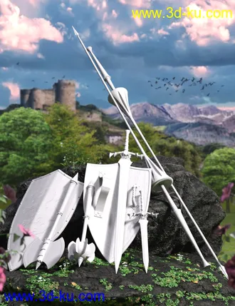 3D打印模型Avalon Weapons Collection的图片