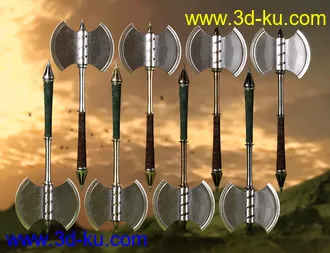 3D打印模型Avalon Weapons Collection的图片