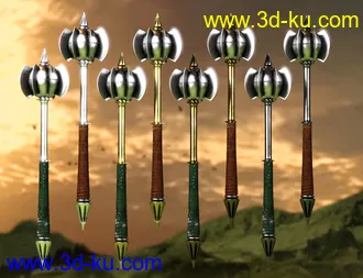 3D打印模型Avalon Weapons Collection的图片