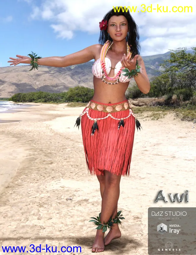 Awi for Genesis 3 Female模型的图片1