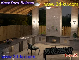 3D打印模型BackYard Retreat的图片