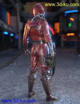 3D打印模型Battle Pilot Outfit for Genesis 8 Male(s)的图片