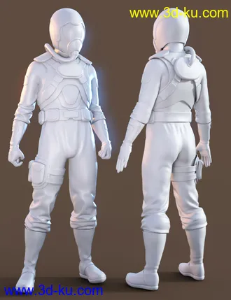 3D打印模型Battle Pilot Outfit for Genesis 8 Male(s)的图片