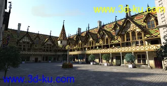 3D打印模型Beaune-Courtyard的图片