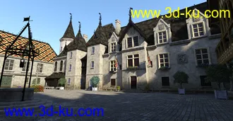 3D打印模型Beaune-Courtyard的图片