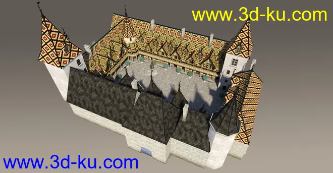Beaune-Courtyard模型的图片6