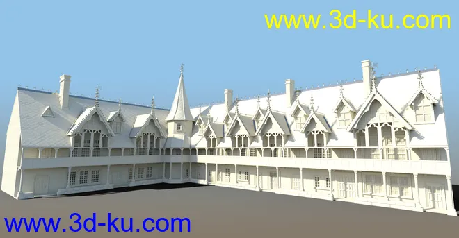 Beaune-Courtyard模型的图片7