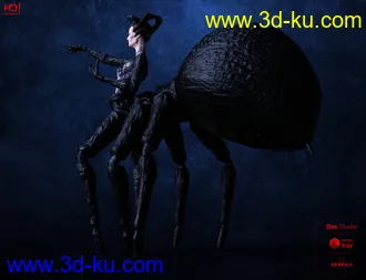 3D打印模型Black Widow HD For Genesis 8 Female的图片