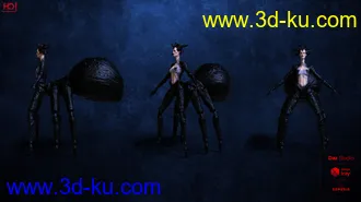 Black Widow HD For Genesis 8 Female模型的图片9