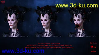 3D打印模型Black Widow HD For Genesis 8 Female的图片