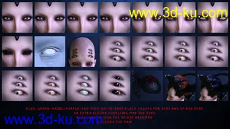 3D打印模型Black Widow HD For Genesis 8 Female的图片