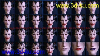 3D打印模型Black Widow HD For Genesis 8 Female的图片