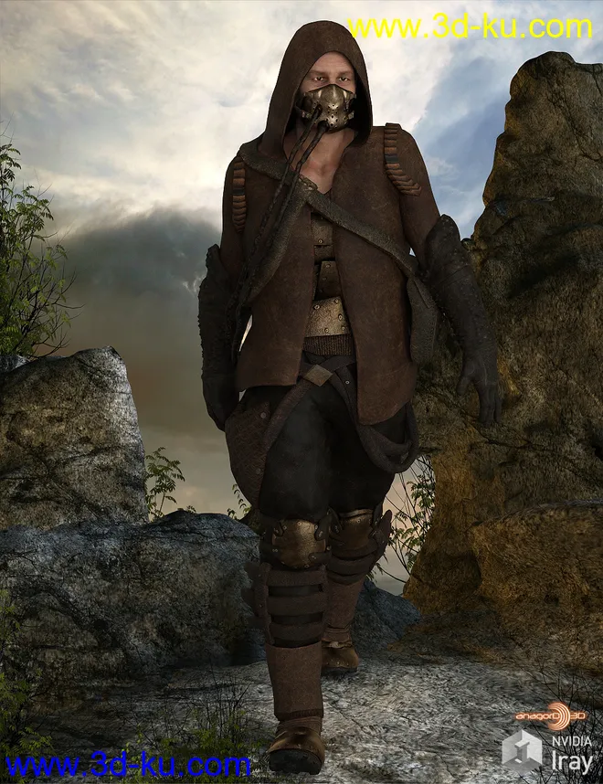 BLACKHAT - Outlanders - The Runner - For DS & Genesis8 Male模型的图片1