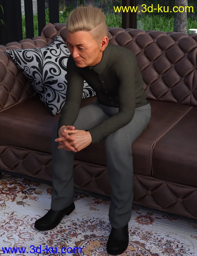 Bluegrass Clothes for Genesis 8 Male(s)模型的图片4