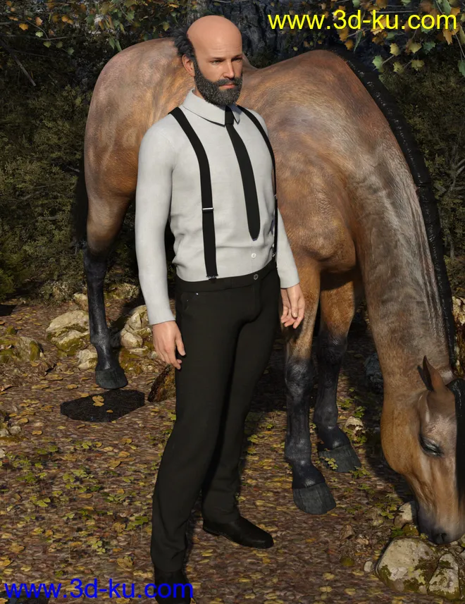Bluegrass Clothes for Genesis 8 Male(s)模型的图片5