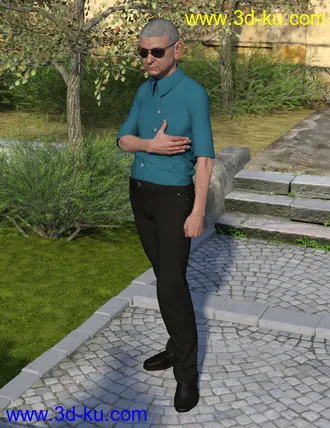 3D打印模型Bluegrass Clothes for Genesis 8 Male(s)的图片