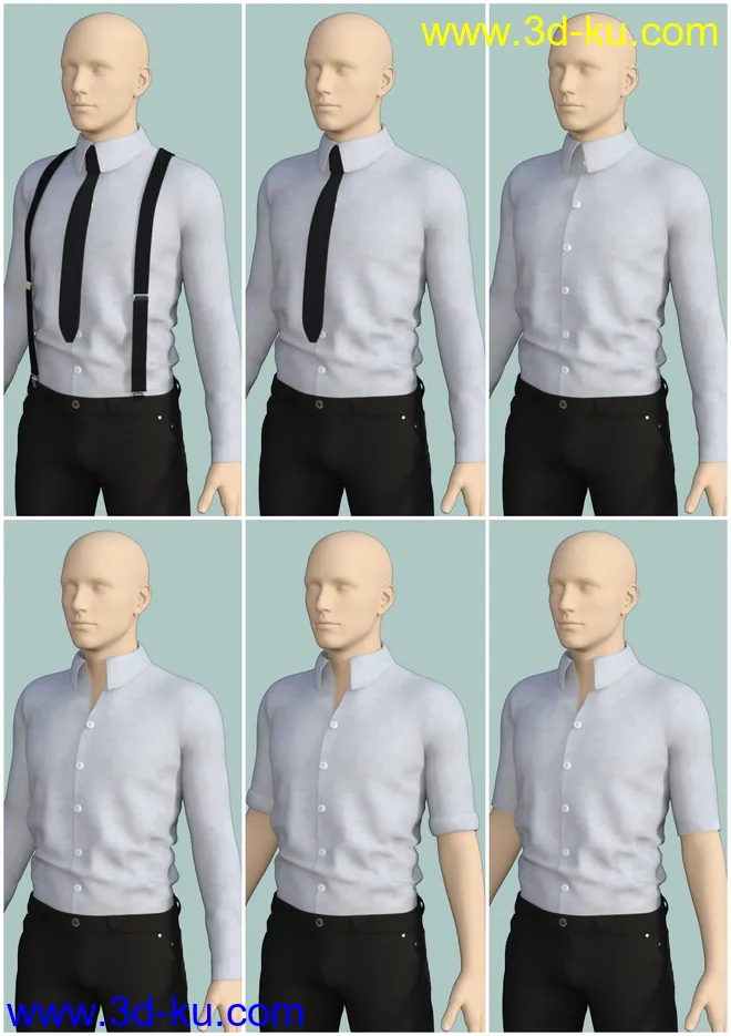 Bluegrass Clothes for Genesis 8 Male(s)模型的图片8
