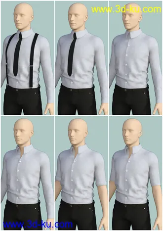3D打印模型Bluegrass Clothes for Genesis 8 Male(s)的图片