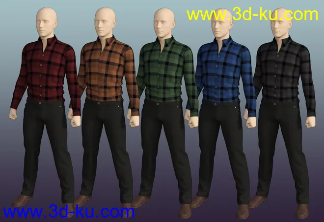 Bluegrass Clothes for Genesis 8 Male(s)模型的图片10