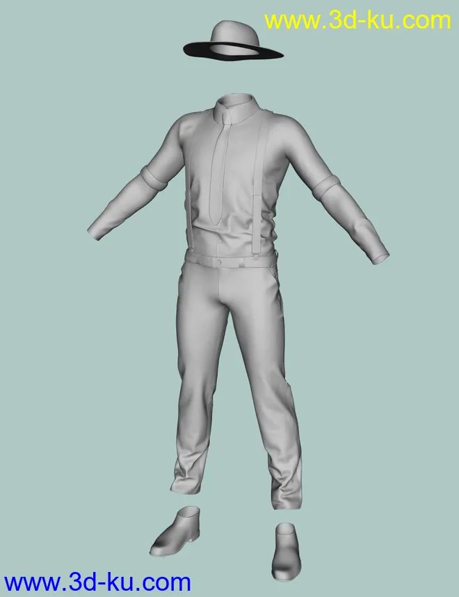 Bluegrass Clothes for Genesis 8 Male(s)模型的图片11