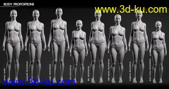 3D打印模型Body Diversity Morphs for Genesis 3 Female(s)的图片