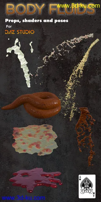 3D打印模型Body Fluids For DAZ的图片