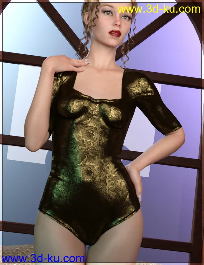 BodySuit Xfashion for Genesis 8 Female模型的图片2