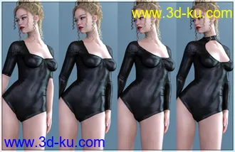 3D打印模型BodySuit Xfashion for Genesis 8 Female的图片