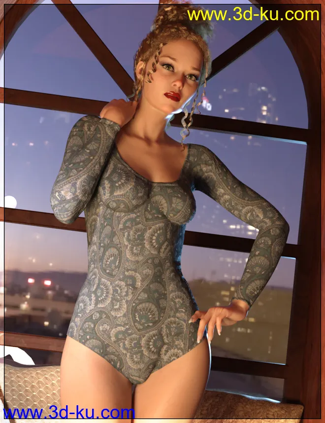 BodySuit Xfashion for Genesis 8 Female模型的图片15