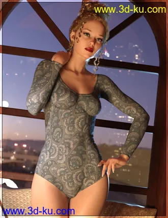 3D打印模型BodySuit Xfashion for Genesis 8 Female的图片