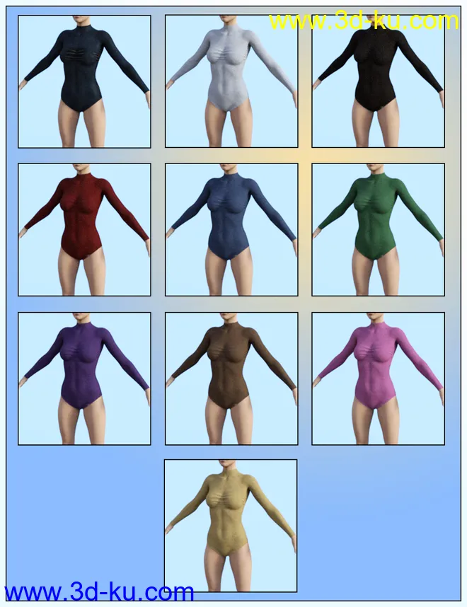 BodySuit Xfashion for Genesis 8 Female模型的图片17