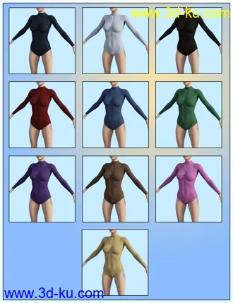 3D打印模型BodySuit Xfashion for Genesis 8 Female的图片
