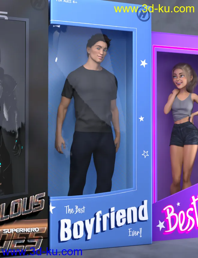 Boyfriend for Genesis 8 Male模型的图片1