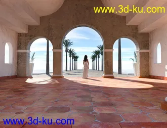 3D打印模型Caribbean Village的图片