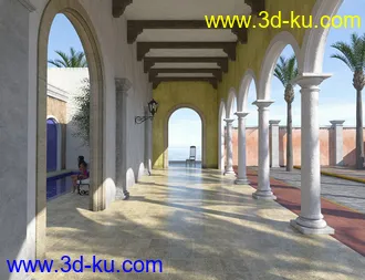 3D打印模型Caribbean Village的图片