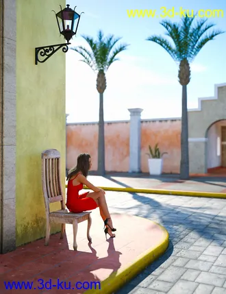 3D打印模型Caribbean Village的图片