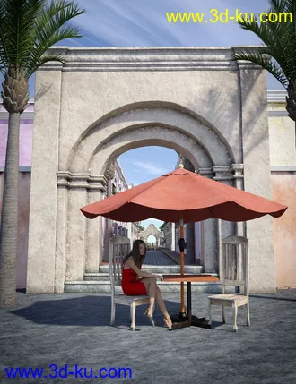 3D打印模型Caribbean Village的图片