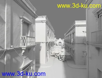 3D打印模型Caribbean Village的图片