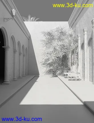 3D打印模型Caribbean Village的图片