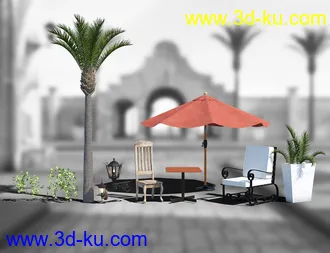 3D打印模型Caribbean Village的图片