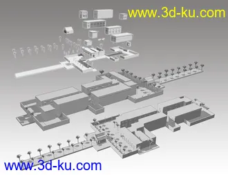 3D打印模型Caribbean Village的图片